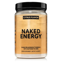 NAKED Citrus Energy bottle pour for a refreshing pre-workout moment