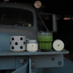 Nami Matcha steaming cup illustrating smooth, balanced flavor