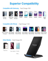 Nanami charger with USB-C adapter included for easy setup
