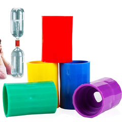 The NANAOUS Tornado Bottle Connector in blue enables classroom demonstrations.