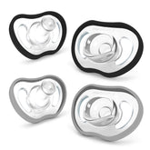 Nanobébé Active pacifier with side vents for breathable comfort.