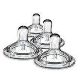 Nanobebe nipples with triple vented design for smoother feeds.