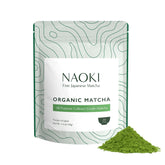 Naoki Matcha All-Purpose Blend jar front highlights premium organic powder for versatile home recipes