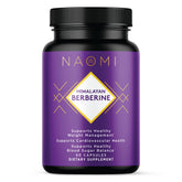 NAOMI Himalayan Berberine 500mg bottle with capsules for metabolic support