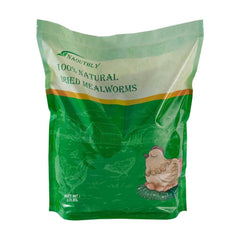 NAOUTHLY bulk dried mealworms in a 10lb bag for poultry feed