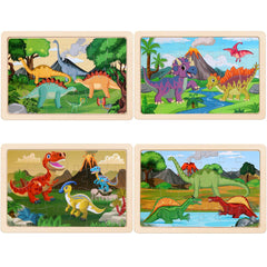 NASHRIO wooden puzzle pieces close-up showing smooth edges for safe play