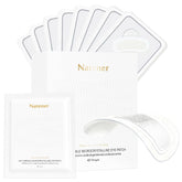 Natener 8-pairs PDRN eye patches pack open for easy application.