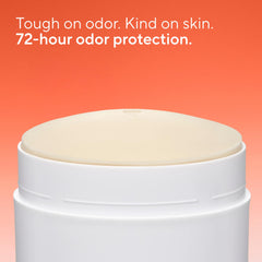 Native 72-hour odor control stick demonstrating long-lasting protection.