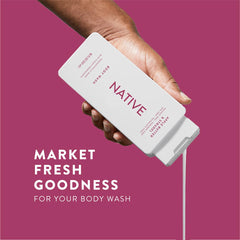 Luscious lather from Native Body Wash creates a soft, easy rinse.