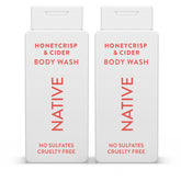 Native Honey Crisp & Cider bottle pour for a gentle daily cleanse