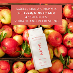 Bright Honey Crisp & Cider fragrance enhances the shower