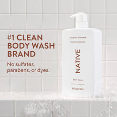 Native Body Wash luxuriously rich lather offers a tropical shower experience