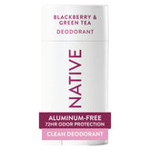 Native aluminum-free stick deodorant delivers long-lasting freshness.