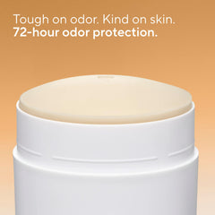 Application swipe of Native Deodorant demonstrates smooth, non-greasy feel.