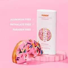 Native Deodorant application swipes demonstrate quick, clean odor protection in daily routines.