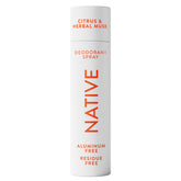 Native Citrus & Herbal Musk bottle delivering long lasting freshness for daily wear