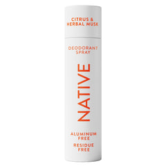 Native Citrus & Herbal Musk bottle delivering long lasting freshness for daily wear