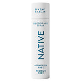 Native Sea Salt Cedar bottle shows portable freshness and 72-hour protection