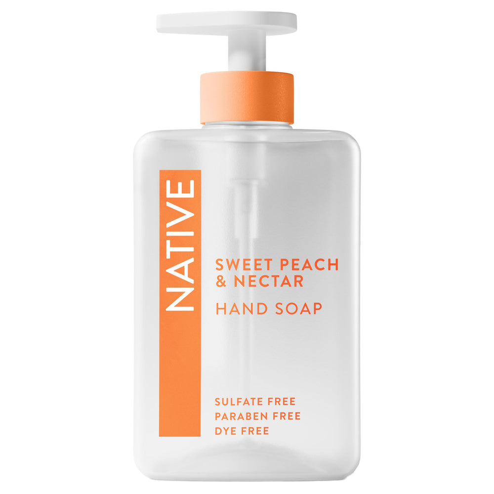Native Liquid Hand Soap bottle with pump for gentle daily cleansing.