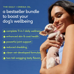Native Pet Omega-3 Salmon Oil bottle for dogs delivering omega-3s for skin and joint support.