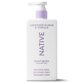 Native Scalp Detox Shampoo bottle with Lavender Cloud and Vanilla for calming cleansing