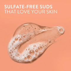 Native sulfate-free label close-up showing clean, dye-free formula