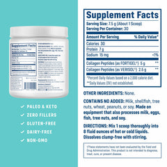 NativePath Joint Health Advanced Formula powder texture showcases premium bioactive peptides.