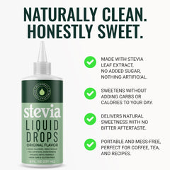 Keto-friendly NatriSweet drops add flavor to coffee and tea with zero calories.