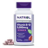 Natrol B12 5000 mcg fast-dissolve tablet ready for daily use