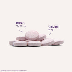 Natrol Beauty Biotin vegetarian formula bottle signals non-GMO and allergen-friendly