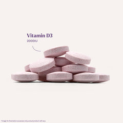 Natrol 90-day supply bottle label highlighting long-lasting vitamin D3