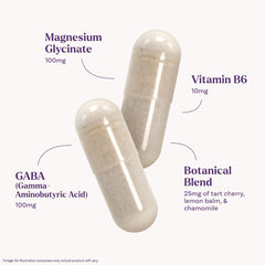 Natrol Sleep & Restore magnesium glycinate image emphasizes highly bioavailable sleep support.