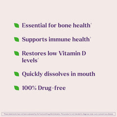 Natrol 2000 IU strawberry flavored vitamin D3 tablet ready to take