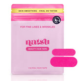 Natsu Overnight Patches on the forehead for smoother-looking lines overnight.