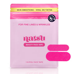 Natsu Overnight Patches on the forehead for smoother-looking lines overnight.