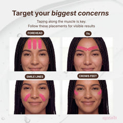 Natsu Overnight Patches on smile lines provide gentle support for relaxed features.