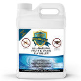 Natural Armor fruit fly gel pour targets drain breeding sites for quick control.