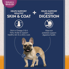 Natural Balance Reserve Duck & Potato label close-up emphasizing single-protein source.