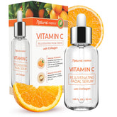 Natural Chemist Vitamin C Serum with Collagen bottle highlighting premium packaging.
