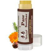 Natural Dog Company Paw Soother Balm on paw pads for winter moisture