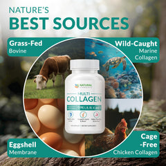 Natural Elements egg-shell membrane ingredient image highlights premium collagen source.