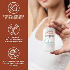 Natural Elephant unscented deodorant stick suitable for sensitive skin.