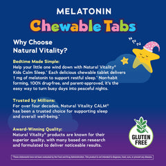 Gluten-free, non-GMO CALMSleep ingredients from Natural Vitality.