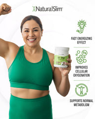 NaturalSlim coconut oil CoQ10 label close-up highlights ingredients