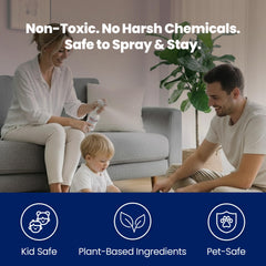 Home interior protection with Naturasil helps reduce indoor mite activity.