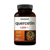 NatureBell Quercetin 1,000mg bottle shows potent daily immune support