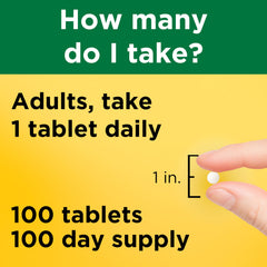 B1 tablet with a glass of water for daily intake.