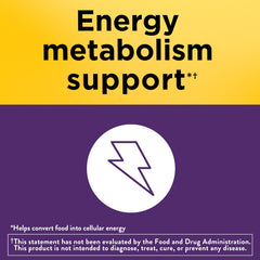 Label highlights hair, skin, and nails support from Nature Made Biotin.