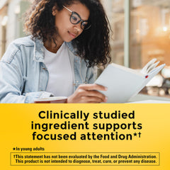 Close-up of Nature Made Choline Bitartrate tablets for focused attention support