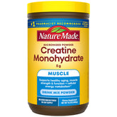 nature made creatine micronized bottle highlights powder texture for muscle support